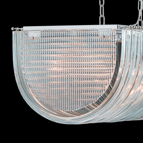 "Clarence" lustre en cristal de Murano - 10 lumières - transparent