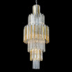 "Labelle" Murano glas Kronleuchter - 16 flammig - transparent und bernstein
