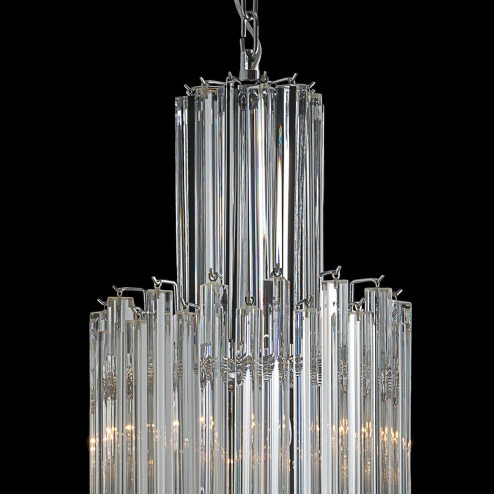 "Jackie" lustre en cristal de Murano - 10 lumières - transparent