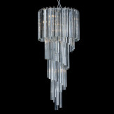 "Grace" lampara de araña de Murano - 8 luces - transparente