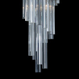 "Grace" lustre en cristal de Murano - 8 lumières - transparent