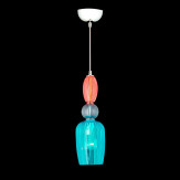 "Osmonds" lámpara colgante en cristal de Murano - 1 luce - multicolore