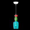 "Eddie" suspension en verre de Murano - 1 lumière - multicolor