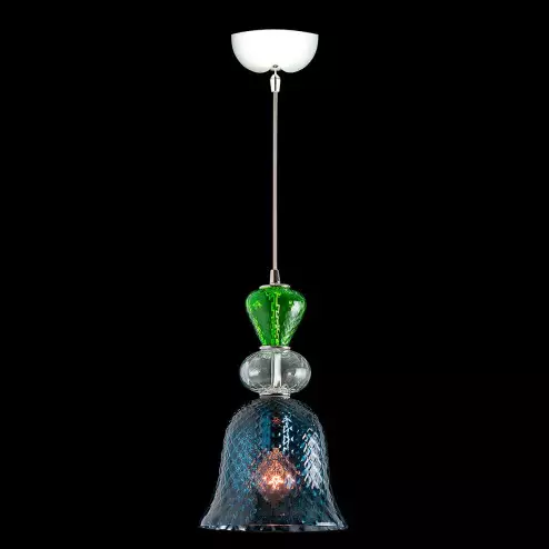 "Herbie" lámpara colgante en cristal de Murano - 1 luce - multicolore