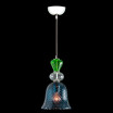 "Herbie" lámpara colgante en cristal de Murano - 1 luce - multicolore