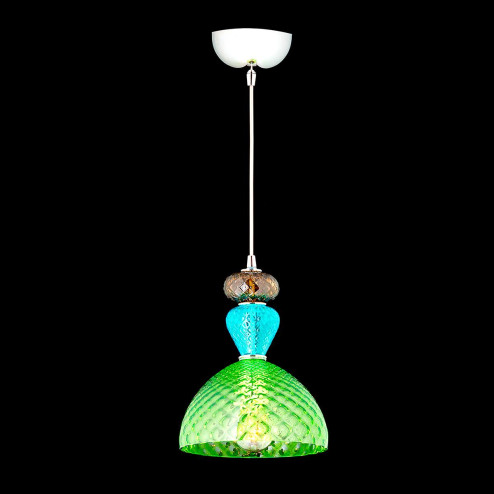 "Leroy" lámpara colgante en cristal de Murano - 1 luce - multicolore