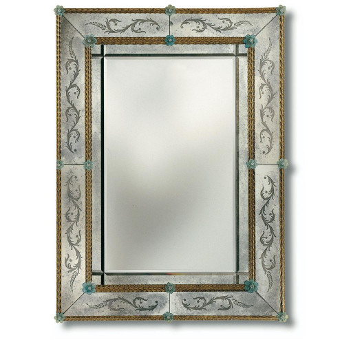 "Angelica" Murano glass venetian mirror