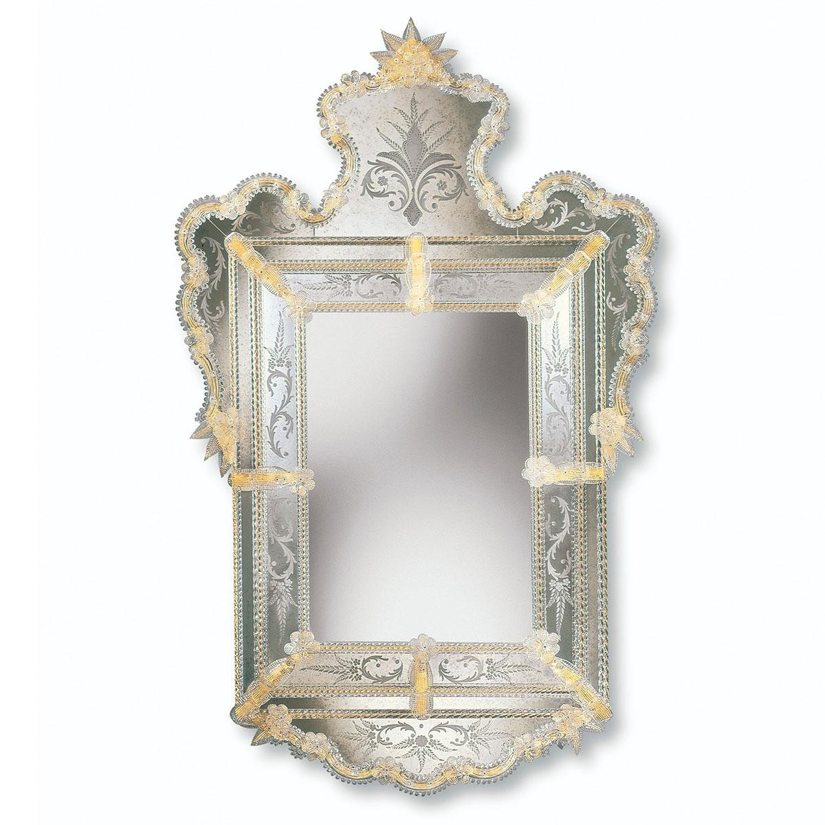 "Alberta" Murano glass venetian mirror
