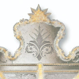 "Alberta" espejo veneciano de cristal de Murano
