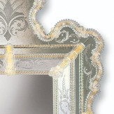 "Alberta" Murano glas venezianischen spiegel