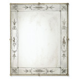 "Flaviana" miroir vénitien en verre de Murano