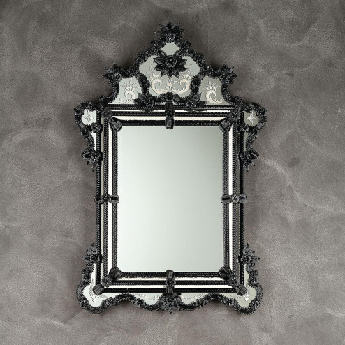 "Zelinda" Murano glass venetian mirror