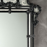 "Zelinda" miroir vénitien en verre de Murano