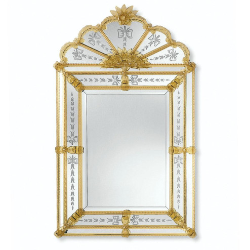 "Bernadetta" Murano glass venetian mirror