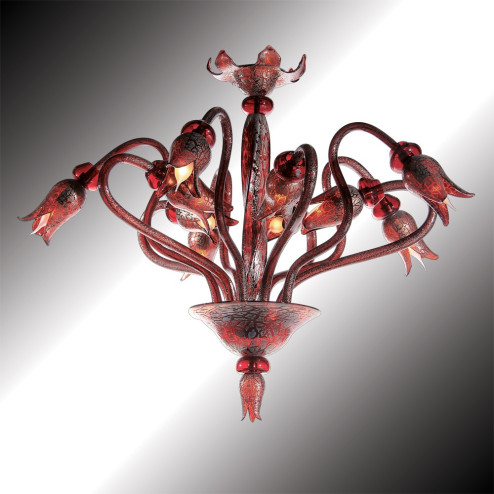 "Magma" 10 lights Murano glass chandelier