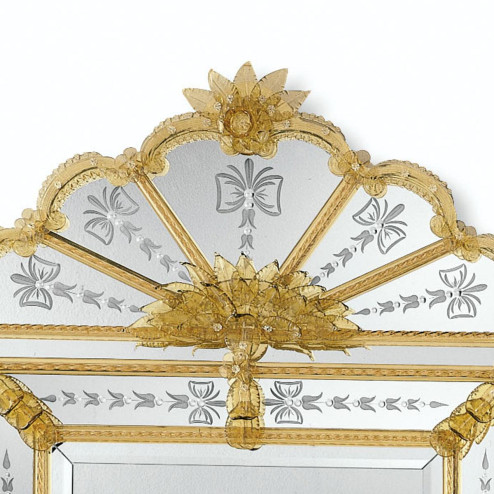 "Bernadetta" Murano glass venetian mirror