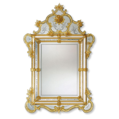 "Violante" espejo veneciano de cristal de Murano