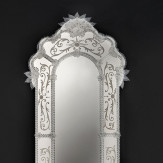 "Mirella" Murano glas venezianischen spiegel