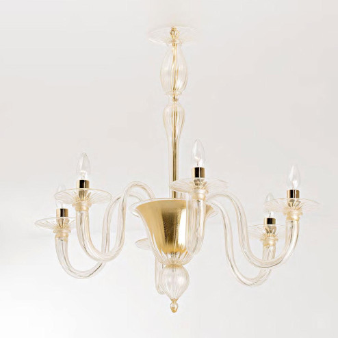 "Brigitta" Murano glass chandelier