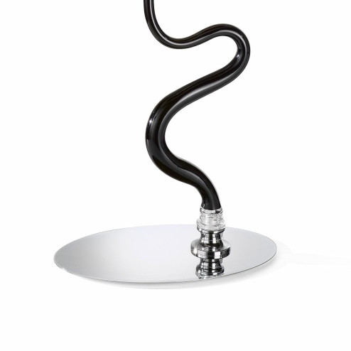 "Guendalina" Murano glass table lamp - 1 light - black