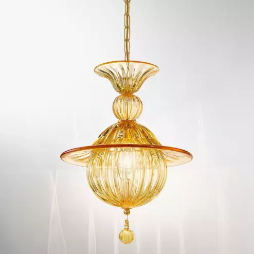 "Vilma" lámpara colgante en cristal de Murano