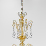 "Priscilla" lampara de araña de Murano - 12 luces - oro
