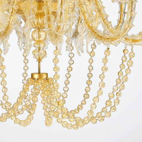 "Miriam " lampara de araña de Murano - 18 luces - oro