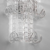 "Maida" applique en verre de Murano - 4 lumières - transparent