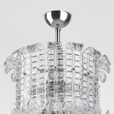 "Maida" lámpara colgante en cristal de Murano - 13 luces - transparente