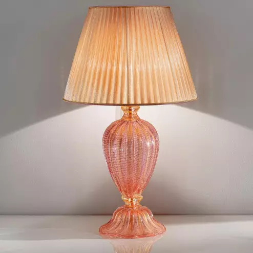 "Romina" lampe de table en verre de Murano