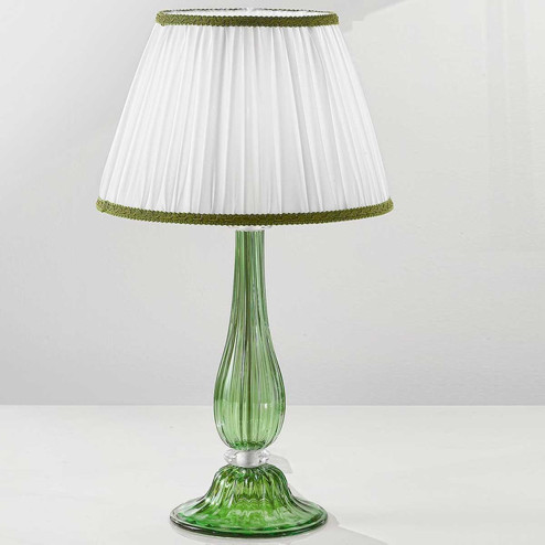 "Raffaella" Murano glass bedside lamp - 1 light - green