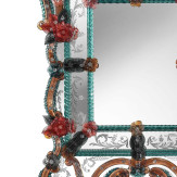 "Livia" espejo veneciano de cristal de Murano