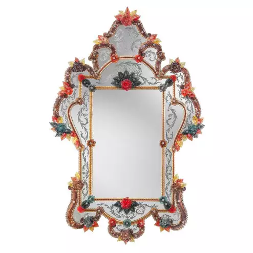 "Giulia" miroir vénitien en verre de Murano