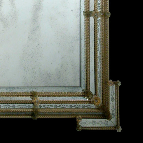 "Clelia " Murano glass venetian mirror