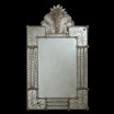 "Alice " espejo veneciano de cristal de Murano