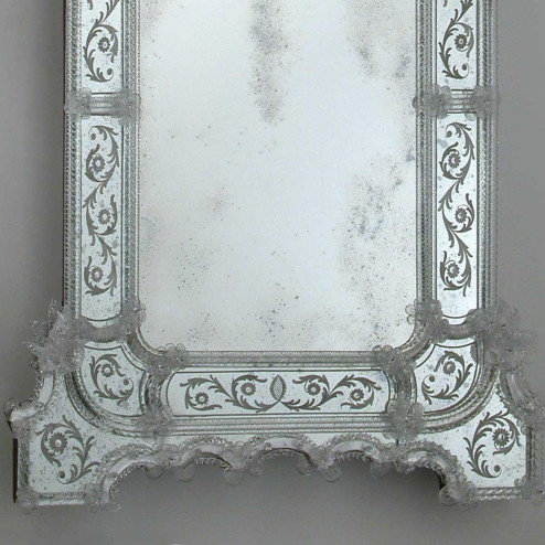 "Vanna " miroir vénitien en verre de Murano