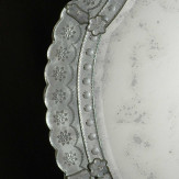 "Giorgia " espejo veneciano de cristal de Murano