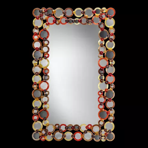 "Greta" Murano glass venetian mirror