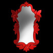 "Clemenza " espejo veneciano de cristal de Murano