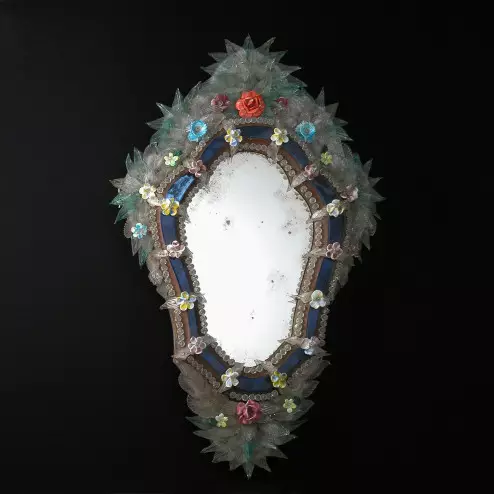 "Cristina " miroir vénitien en verre de Murano