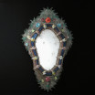 "Cristina " espejo veneciano de cristal de Murano