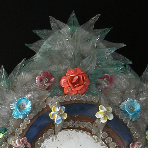 "Cristina " Murano glass venetian mirror