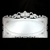 "Valeriana " miroir vénitien en verre de Murano