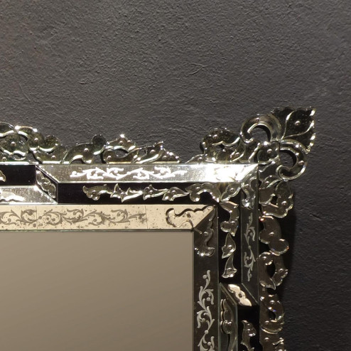 "Lorenzo" Murano glass venetian mirror
