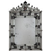 "Alessia " miroir vénitien en verre de Murano