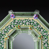 "Estella " espejo veneciano de cristal de Murano