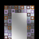 "Editta " espejo veneciano de cristal de Murano
