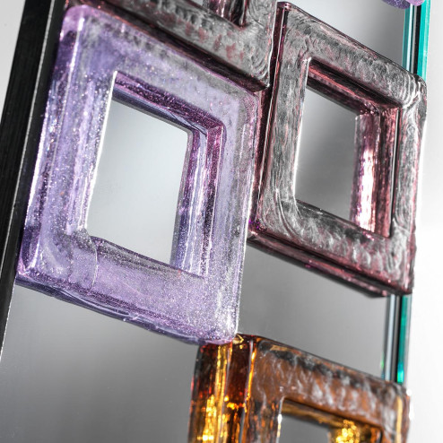 "Editta " espejo veneciano de cristal de Murano