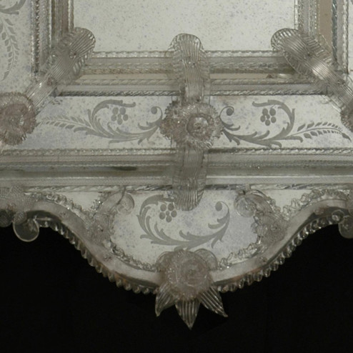 "Egidia" espejo veneciano de cristal de Murano