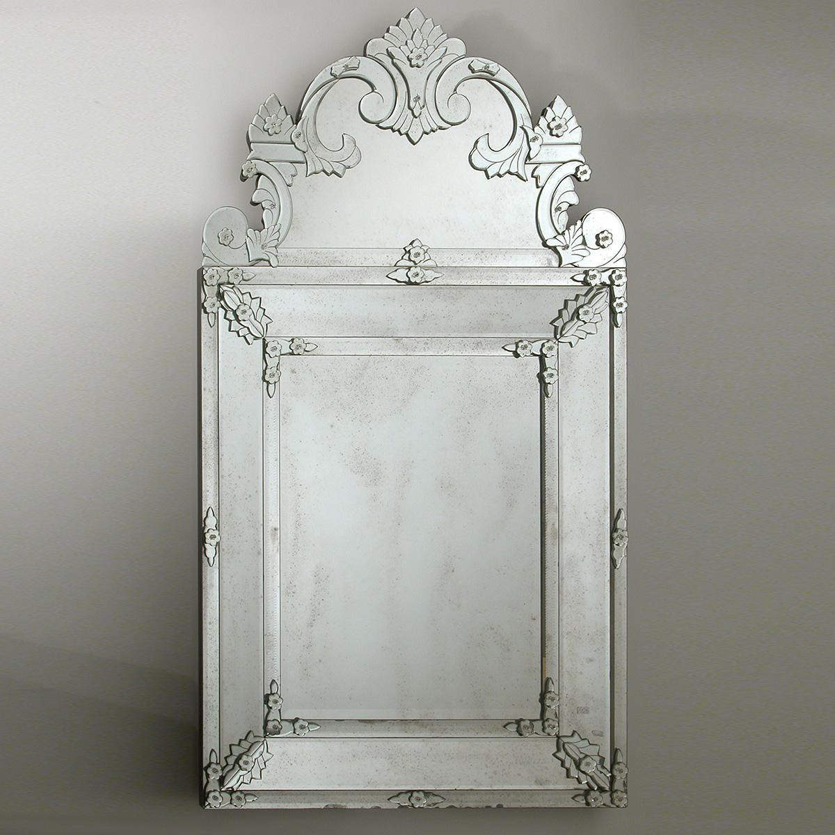 "Floridia " Murano glass venetian mirror